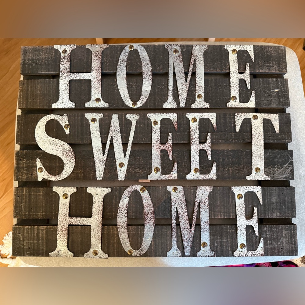 Home Sweet Home Decor Sign